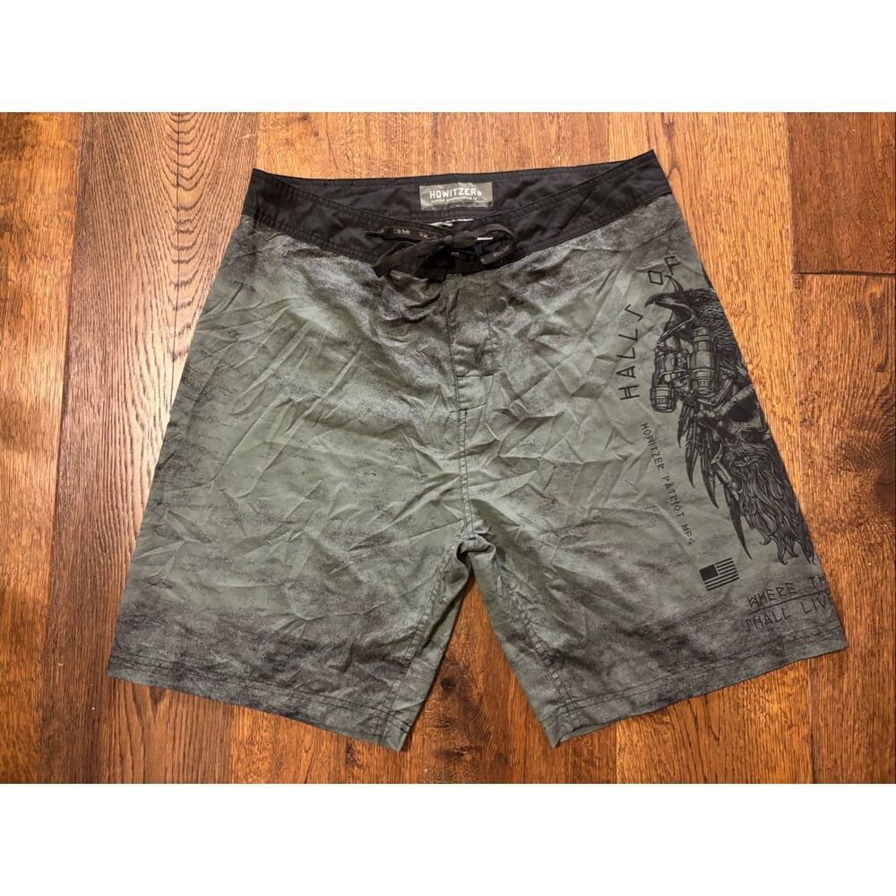 Howitzer halls of Valhalla veteran military board shorts 34